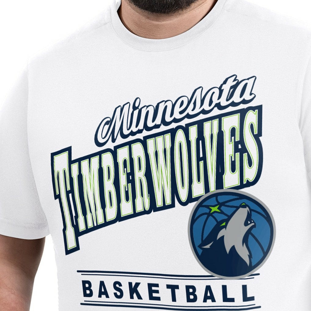 Minnesota Timberwolves G-III Sports by Carl Banks Adaptive Headliner T-Shirt White - NBA