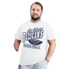 New Orleans Pelicans G-III Sports by Carl Banks Adaptive Headliner T-Shirt White - NBA