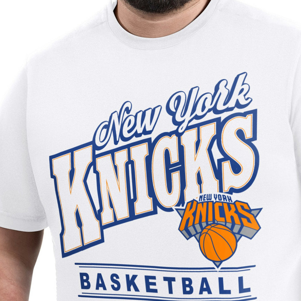 New York Knicks G-III Sports by Carl Banks Adaptive Headliner T-Shirt White - NBA
