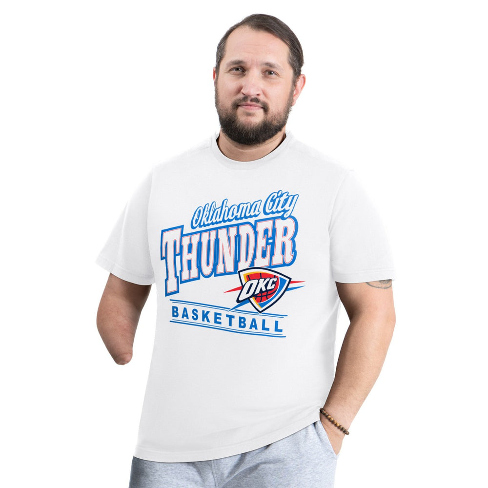Oklahoma City Thunder G-III Sports by Carl Banks Adaptive Headliner T-Shirt White - NBA