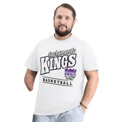 Sacramento Kings G-III Sports by Carl Banks Adaptive Headliner T-Shirt White - NBA
