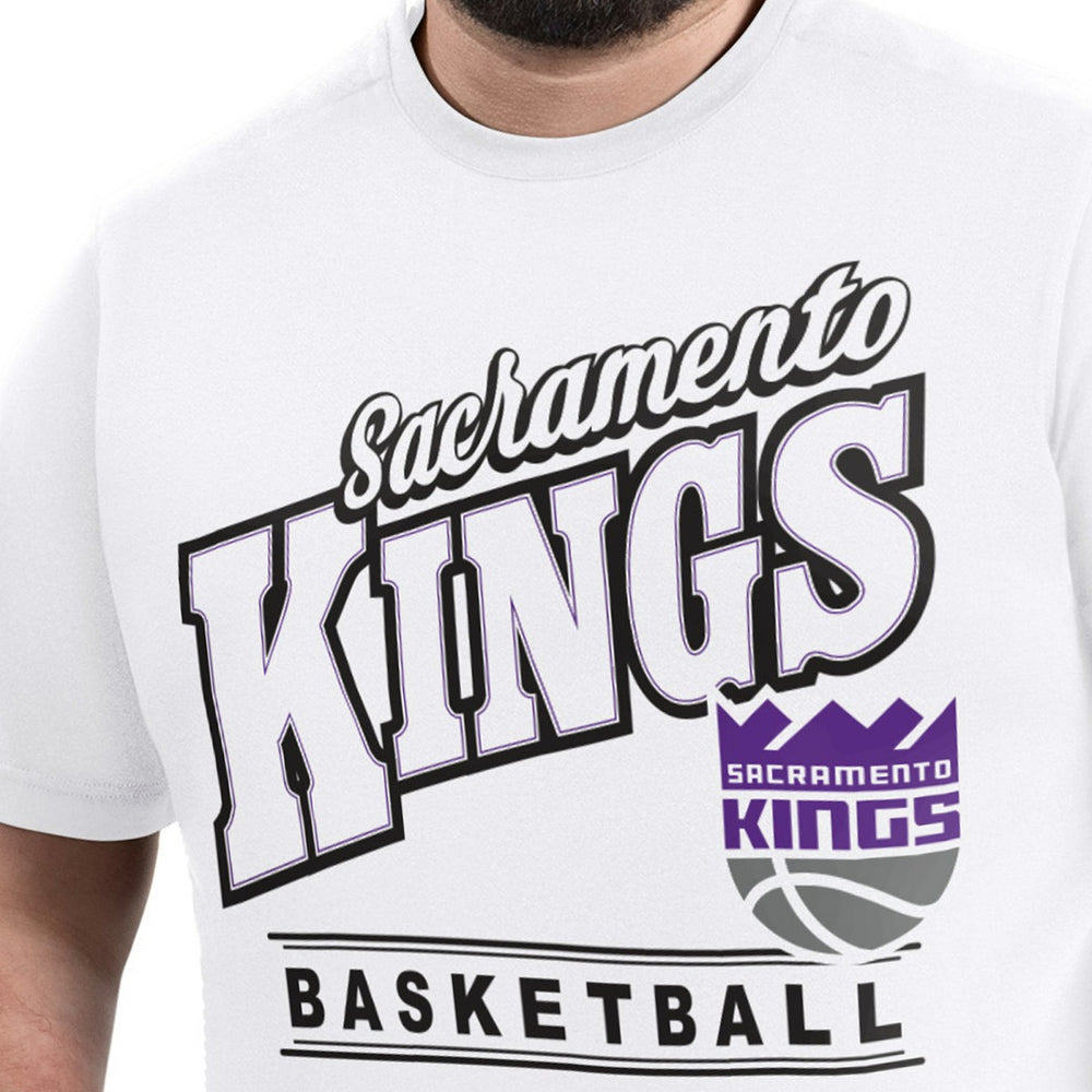 Sacramento Kings G-III Sports by Carl Banks Adaptive Headliner T-Shirt White - NBA