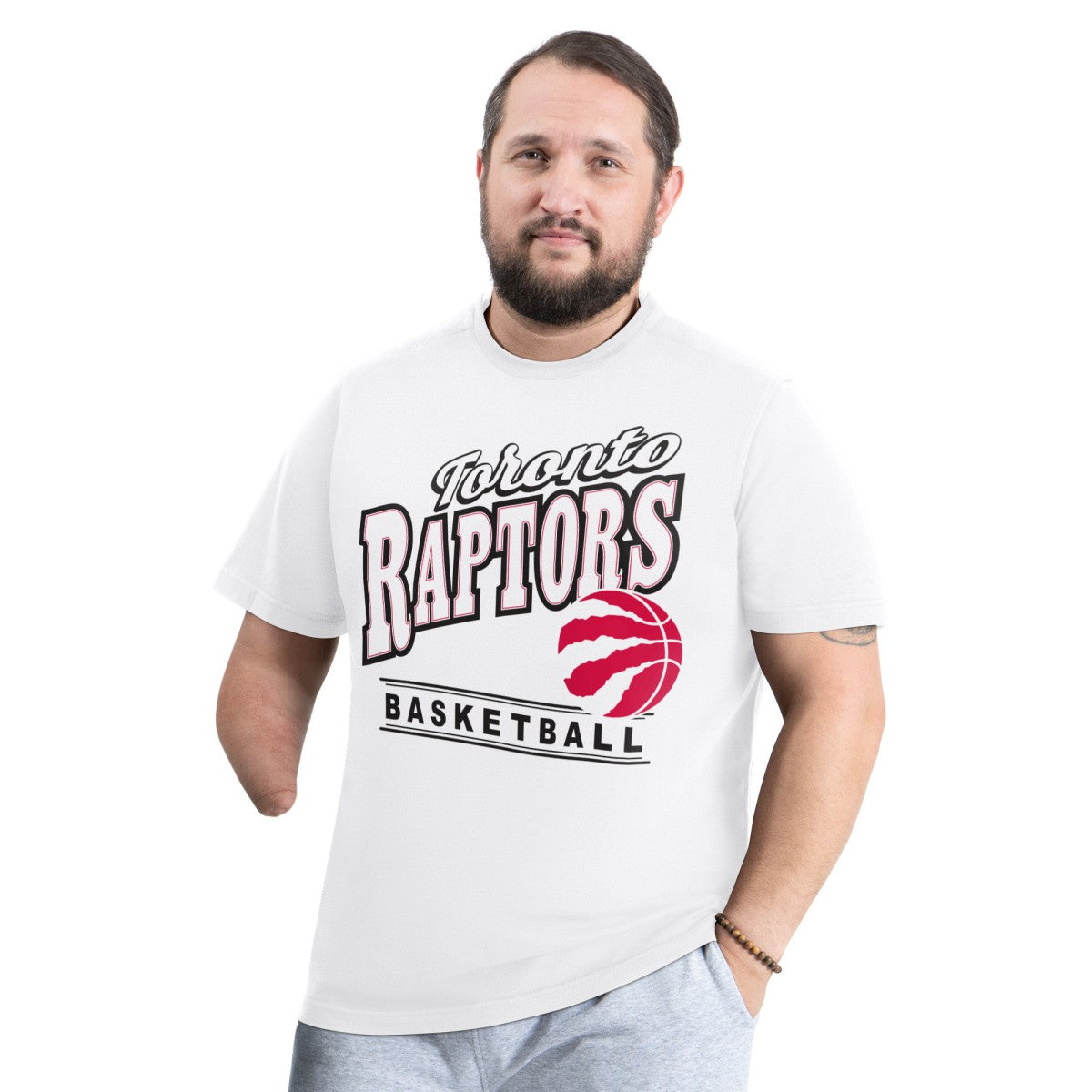 Toronto Raptors G-III Sports by Carl Banks Adaptive Headliner T-Shirt White - NBA
