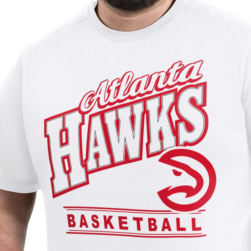 Atlanta Hawks G-III Sports by Carl Banks Adaptive Headliner T-Shirt White - NBA
