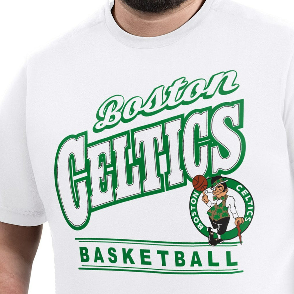 Boston Celtics G-III Sports by Carl Banks Adaptive Headliner T-Shirt White - NBA