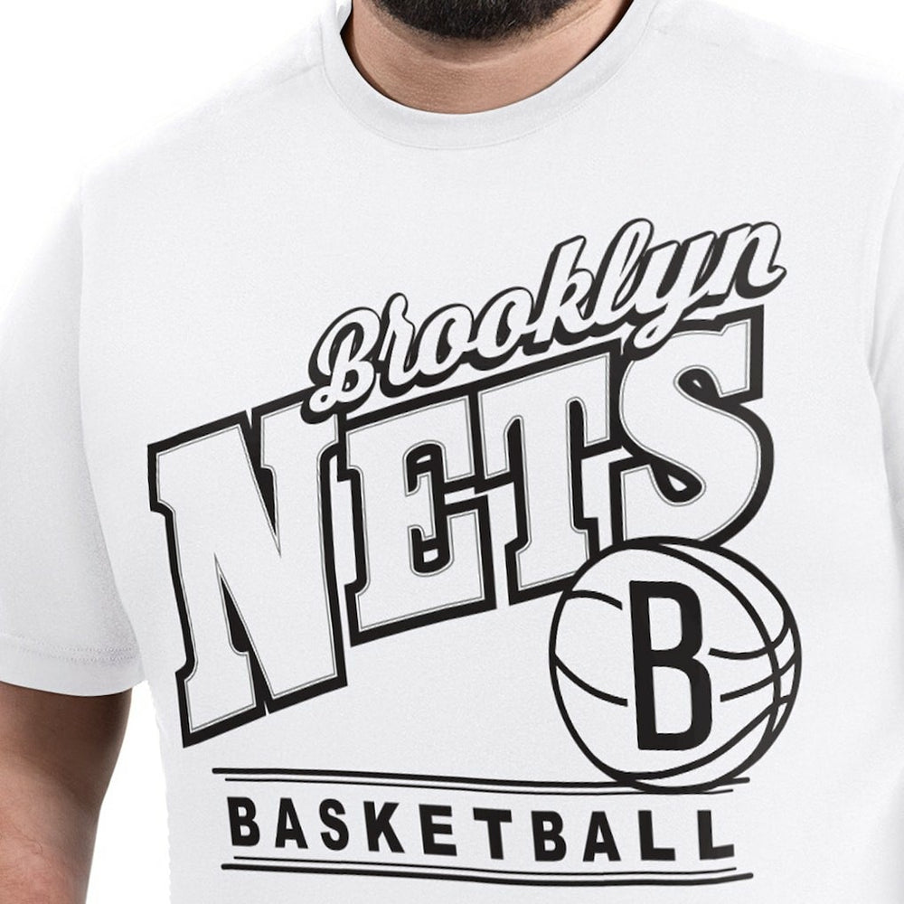 Brooklyn Nets G-III Sports by Carl Banks Adaptive Headliner T-Shirt White - NBA