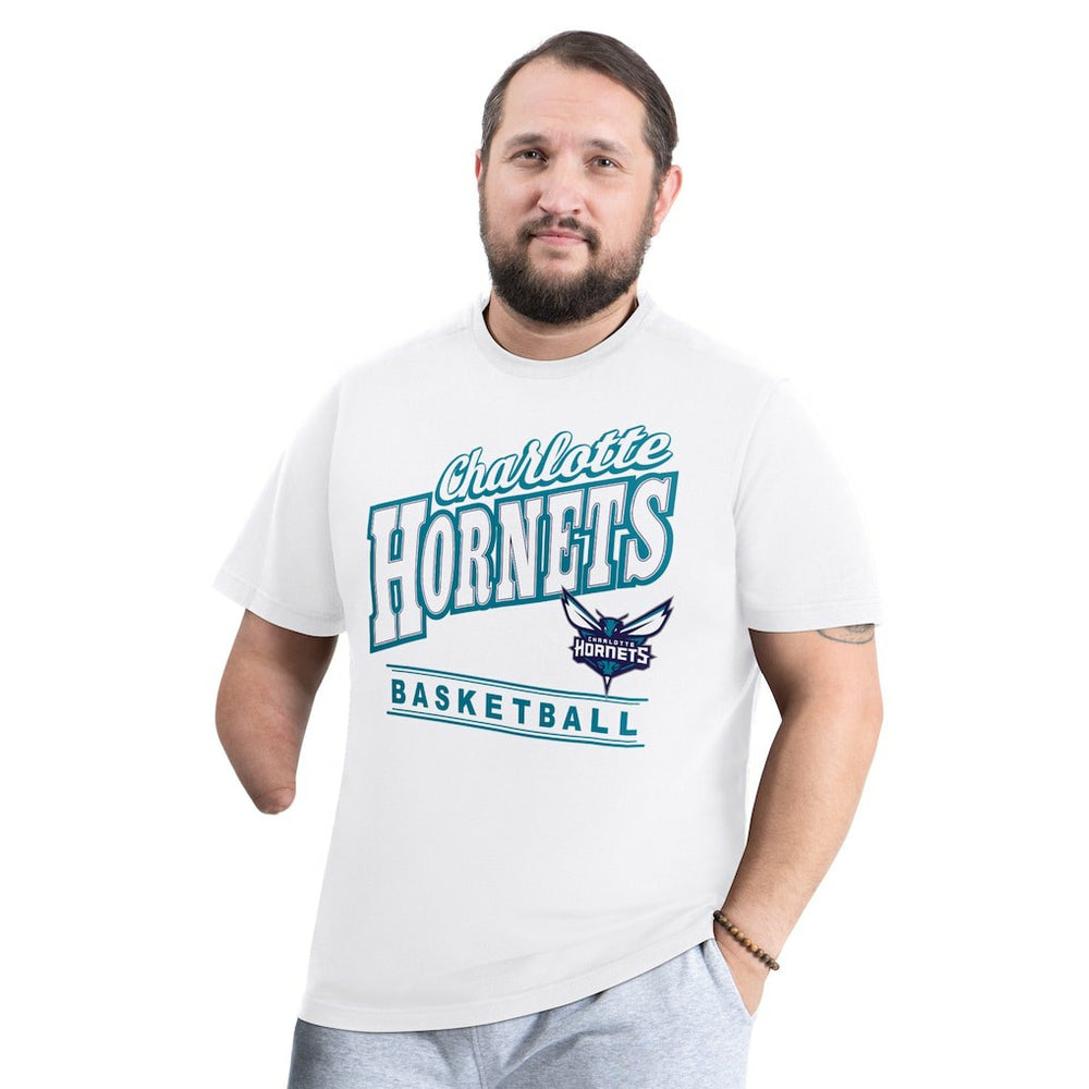 Charlotte Hornets G-III Sports by Carl Banks Adaptive Headliner T-Shirt White - NBA