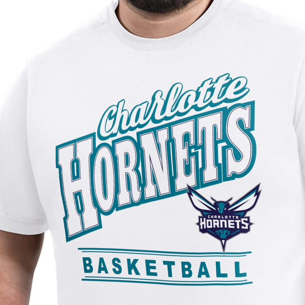 Charlotte Hornets G-III Sports by Carl Banks Adaptive Headliner T-Shirt White - NBA