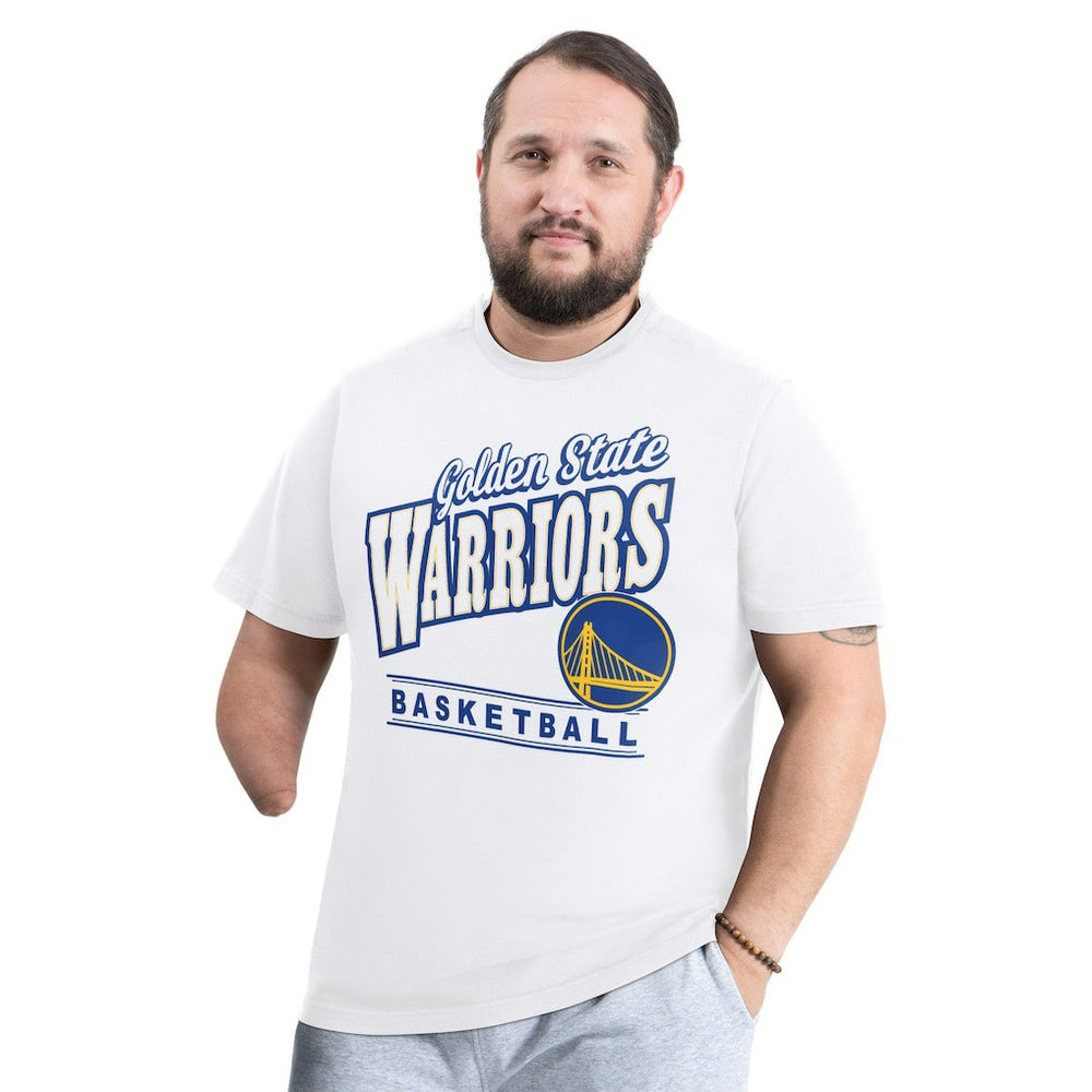 Golden State Warriors G-III Sports by Carl Banks Adaptive Headliner T-Shirt White - NBA