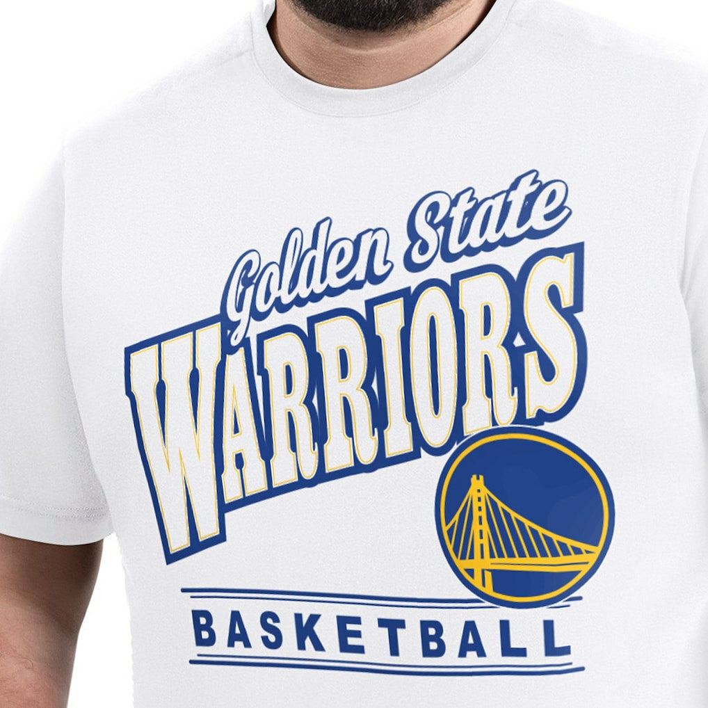 Golden State Warriors G-III Sports by Carl Banks Adaptive Headliner T-Shirt White - NBA
