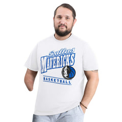 Dallas Mavericks G-III Sports by Carl Banks Adaptive Headliner T-Shirt White - NBA