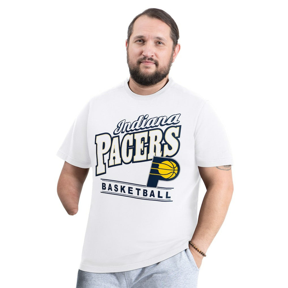 Indiana Pacers G-III Sports by Carl Banks Adaptive Headliner T-Shirt White - NBA