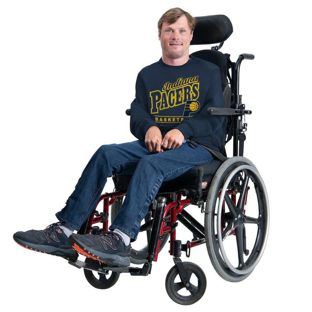 Indiana Pacers G-III Sports by Carl Banks Adaptive Headliner Fleece Crewneck Sweatshirt Navy - NBA