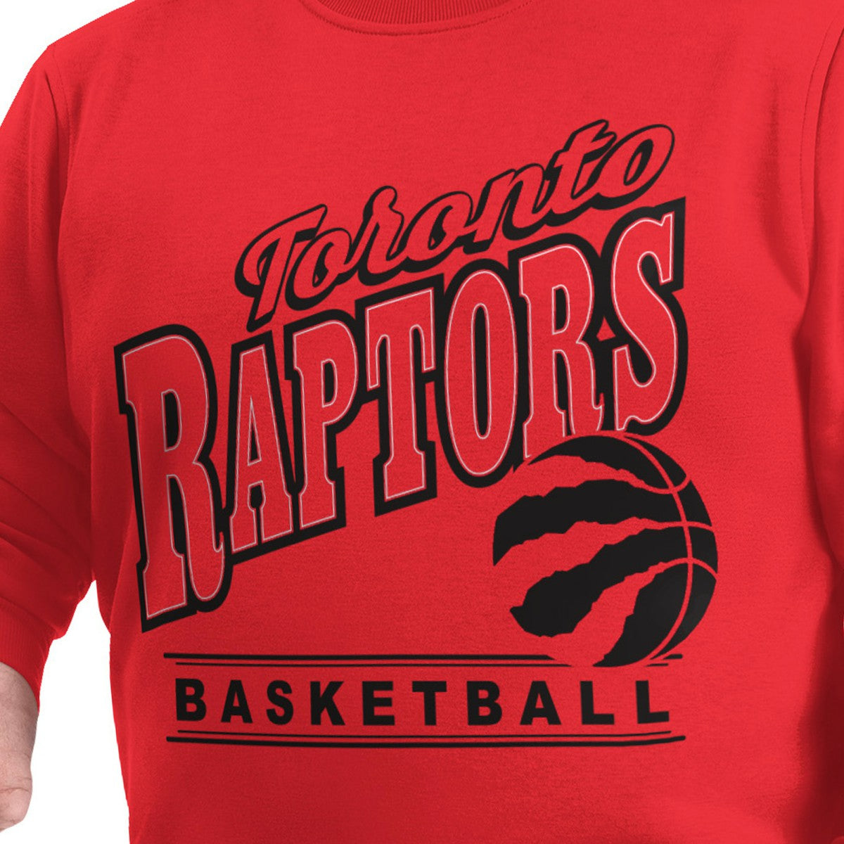 Toronto Raptors G-III Sports by Carl Banks Adaptive Headliner Fleece Crewneck Sweatshirt Red - NBA
