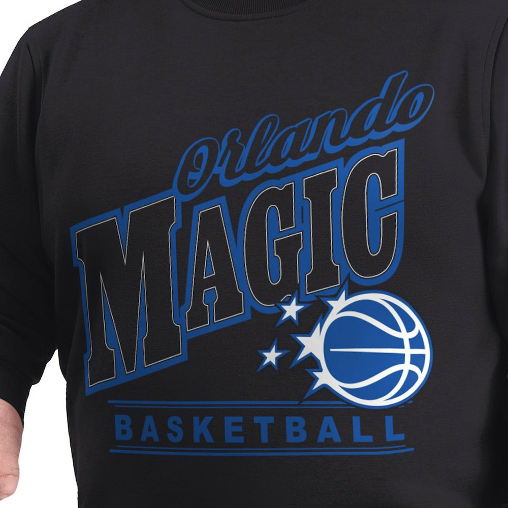 Orlando Magic G-III Sports by Carl Banks Adaptive Headliner Fleece Crewneck Sweatshirt Black - NBA