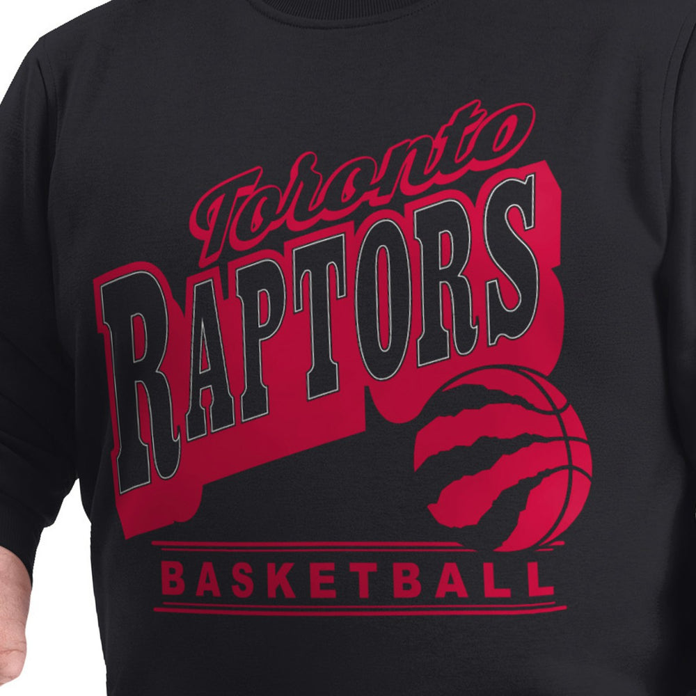 Toronto Raptors G-III Sports by Carl Banks Adaptive Headliner Fleece Crewneck Sweatshirt Black - NBA