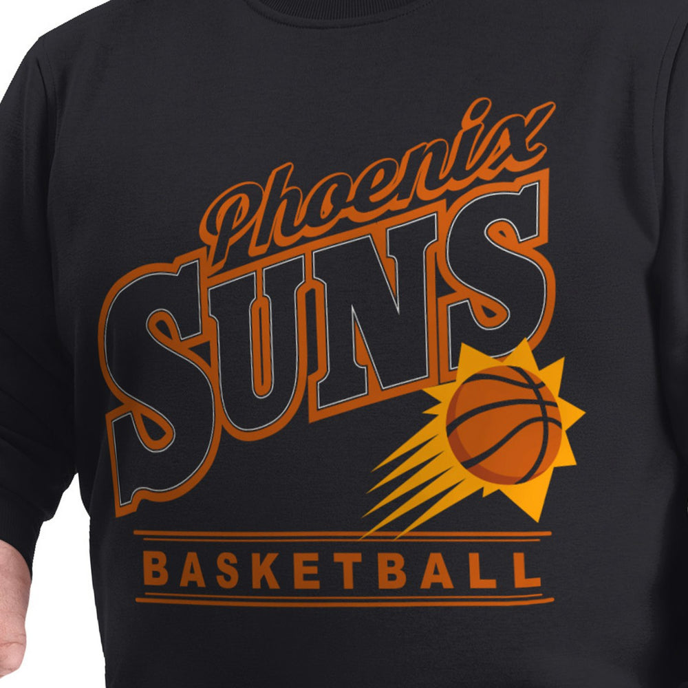 Phoenix Suns G-III Sports by Carl Banks Adaptive Headliner Fleece Crewneck Sweatshirt Black - NBA