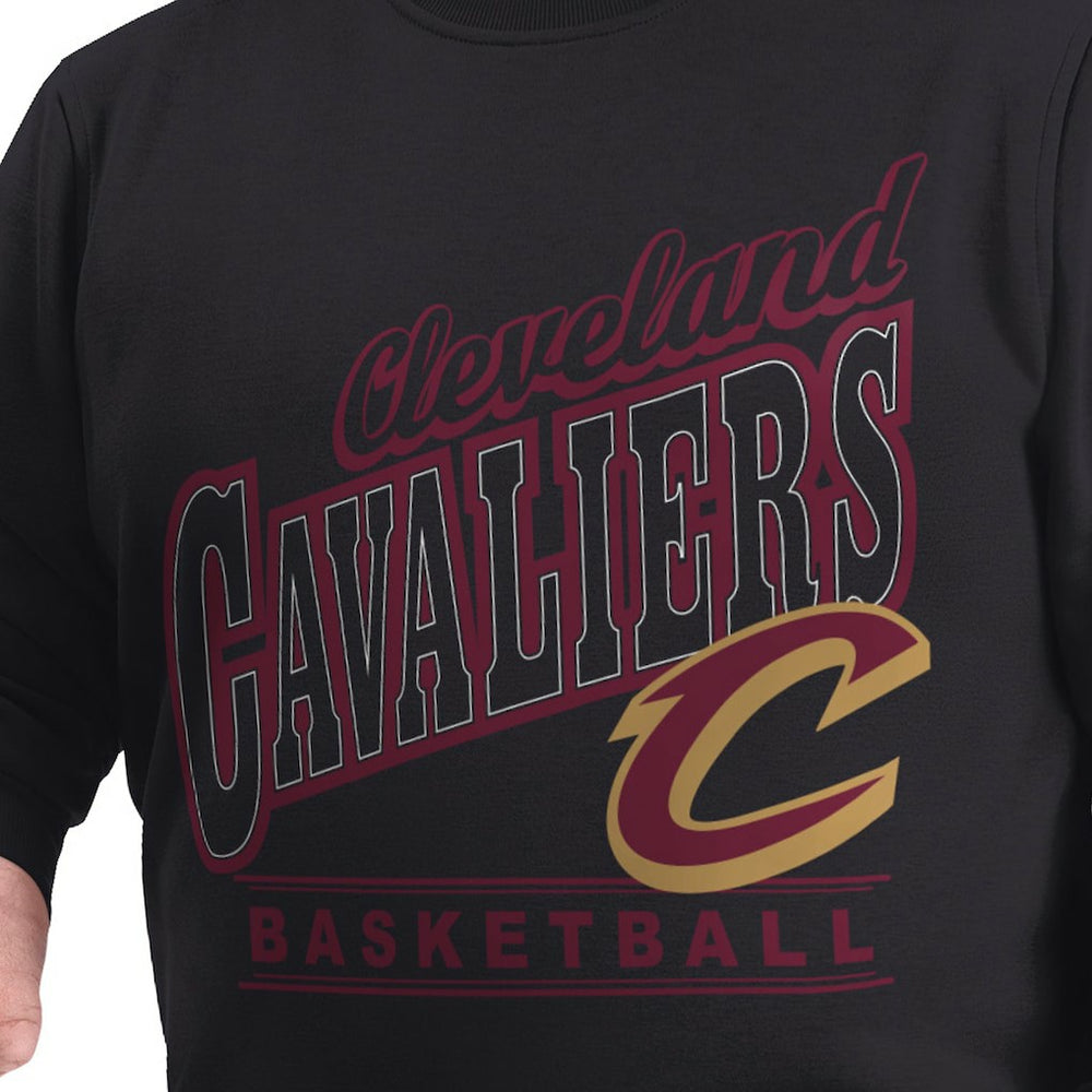 Cleveland Cavaliers G-III Sports by Carl Banks Adaptive Headliner Fleece Crewneck Sweatshirt Black - NBA