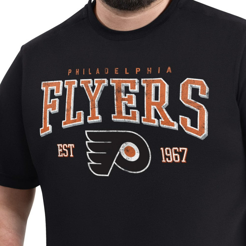 Philadelphia Flyers G-III Sports by Carl Banks Adaptive Classic Team Graphic T-Shirt - Black - NHL