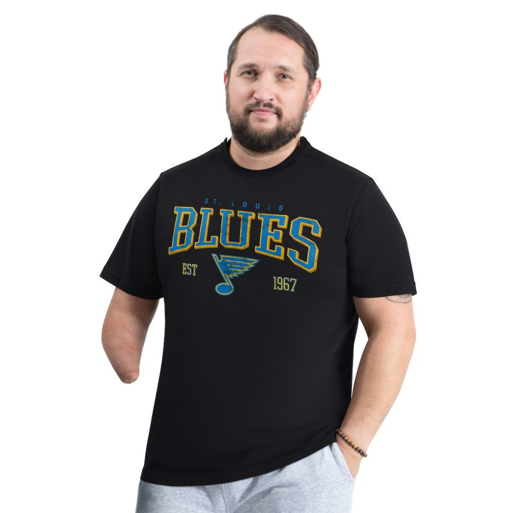 St. Louis Blues G-III Sports by Carl Banks Adaptive Classic Team Graphic T-Shirt - Black - NHL