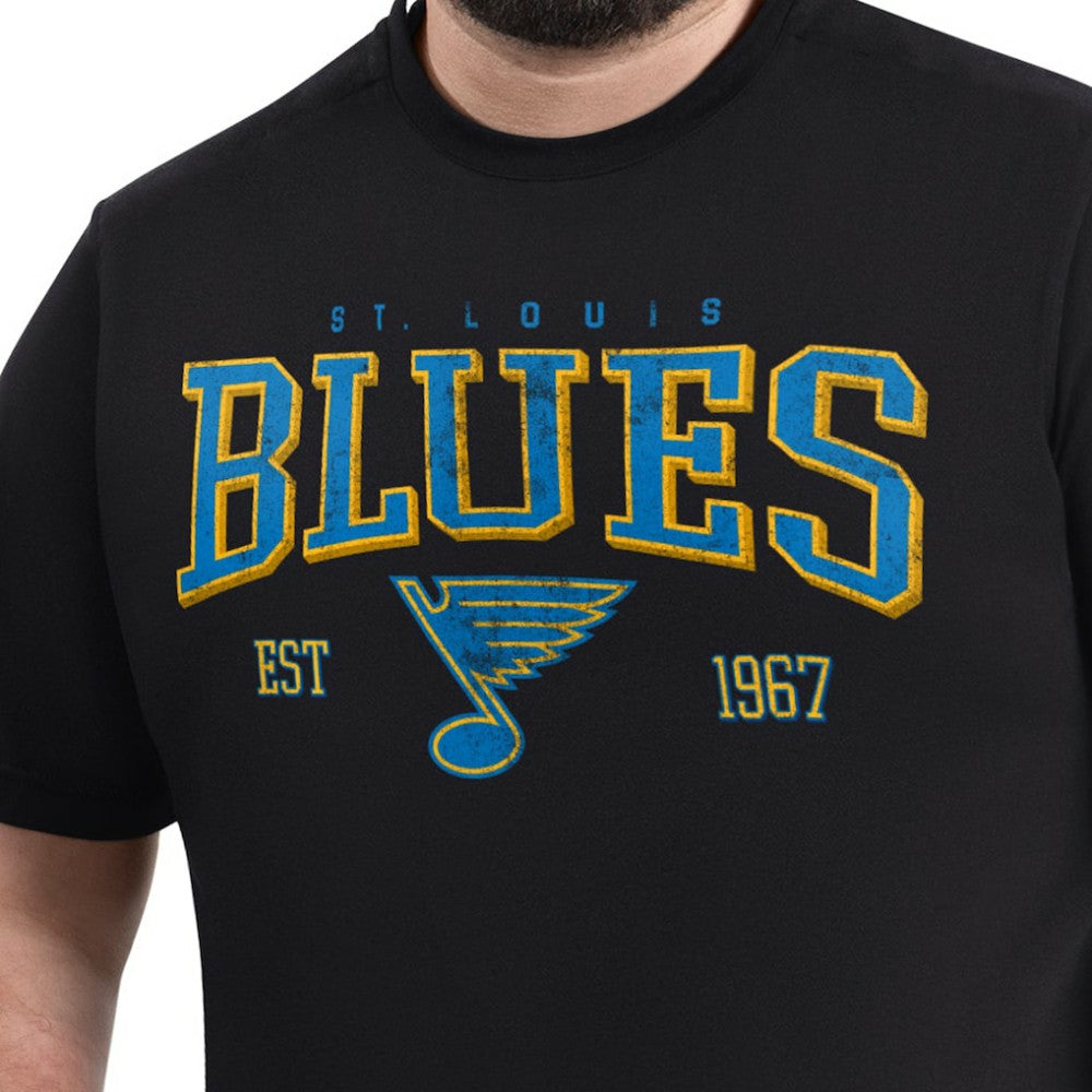 St. Louis Blues G-III Sports by Carl Banks Adaptive Classic Team Graphic T-Shirt - Black - NHL