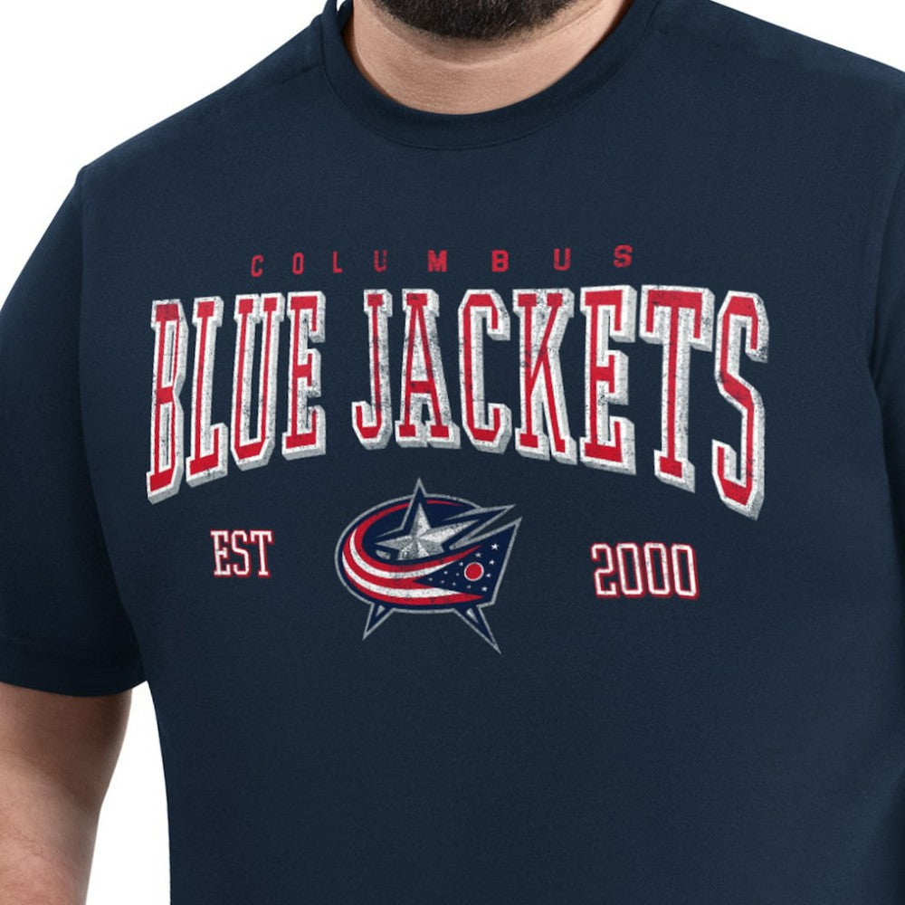 Columbus Blue Jackets G-III Sports by Carl Banks Adaptive Classic Team Graphic T-Shirt - Navy - NHL