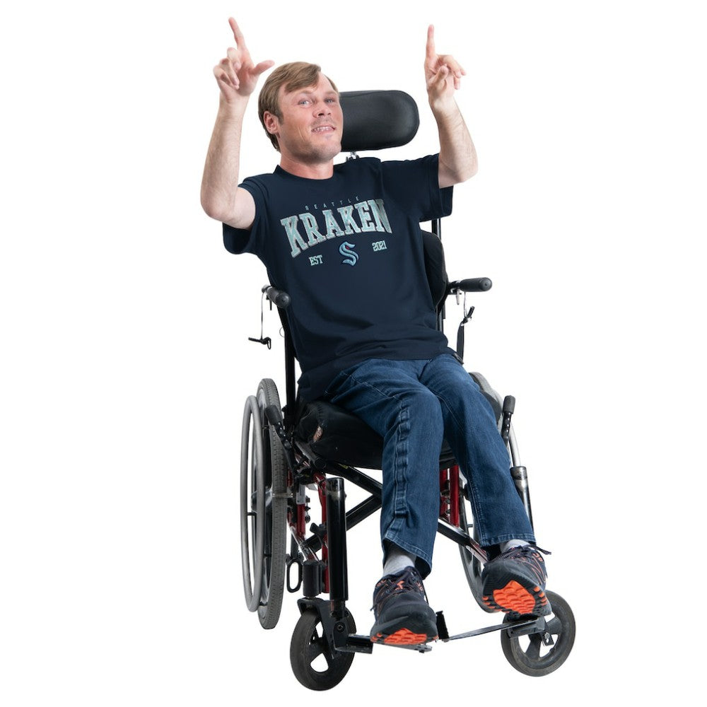 Seattle Kraken G-III Sports by Carl Banks Adaptive Classic Team Graphic T-Shirt - Navy - NHL