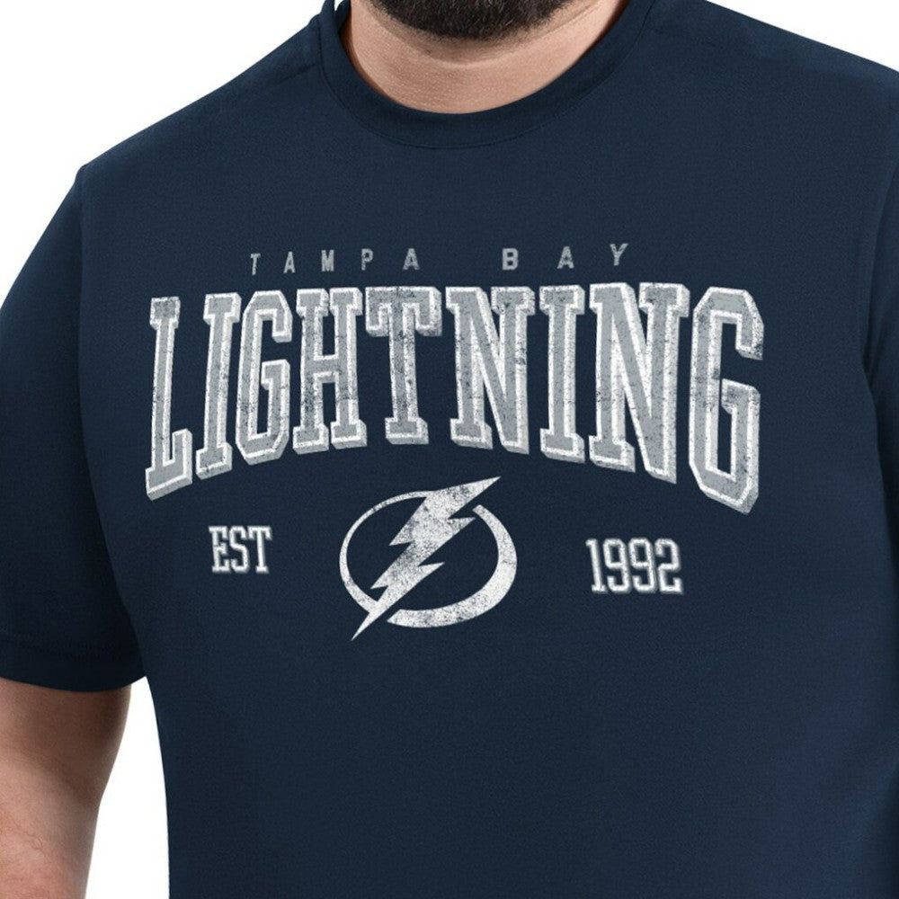 Tampa Bay Lightning G-III Sports by Carl Banks Adaptive Classic Team Graphic T-Shirt - Navy - NHL