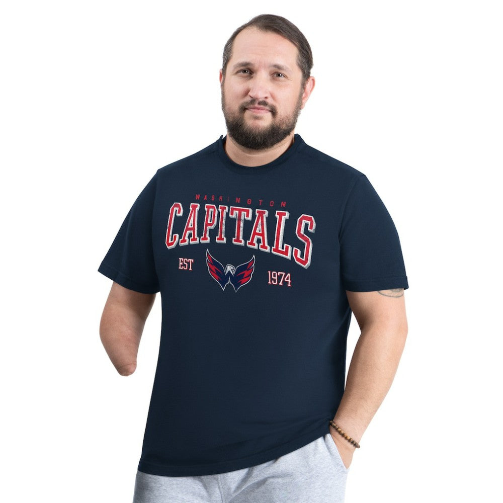 Washington Capitals G-III Sports by Carl Banks Adaptive Classic Team Graphic T-Shirt - Navy - NHL