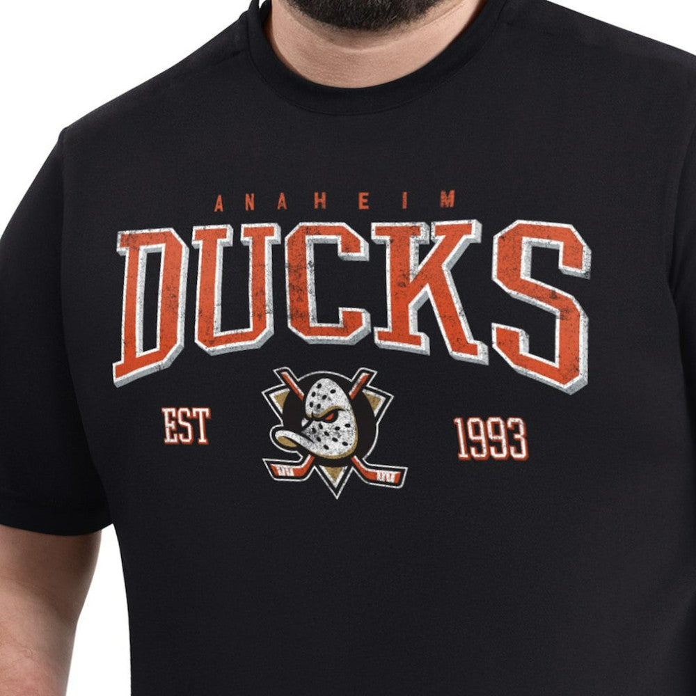 Anaheim Ducks G-III Sports by Carl Banks Adaptive Classic Team Graphic T-Shirt - Black - NHL
