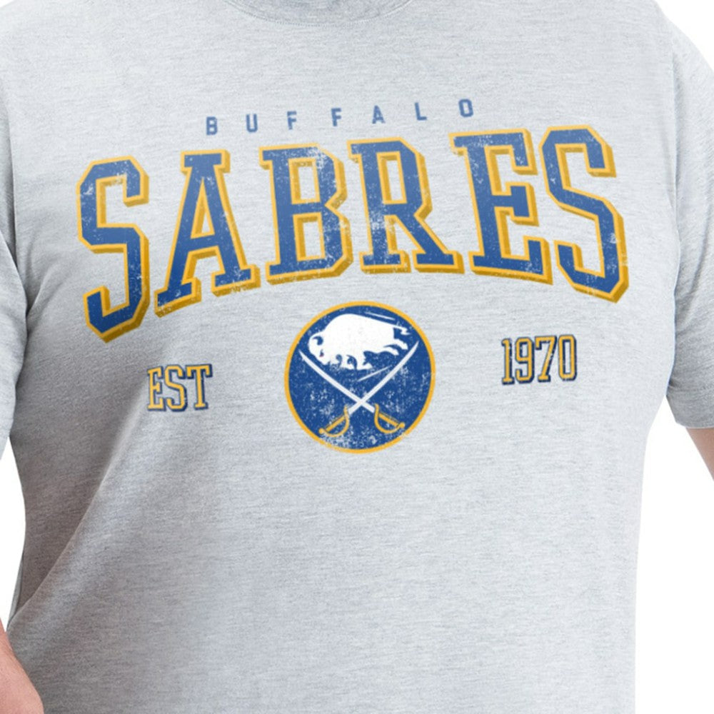 Buffalo Sabres G-III Sports by Carl Banks Adaptive Classic Team Graphic T-Shirt - Gray - NHL