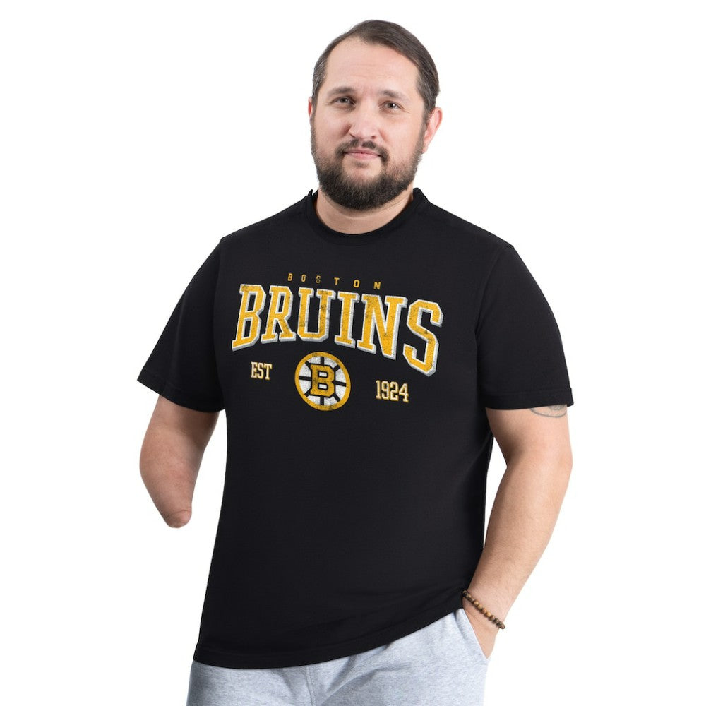 Boston Bruins G-III Sports by Carl Banks Adaptive Classic Team Graphic T-Shirt - Black - NHL