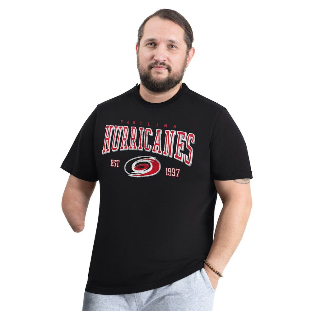 Carolina Hurricanes G-III Sports by Carl Banks Adaptive Classic Team Graphic T-Shirt - Black - NHL