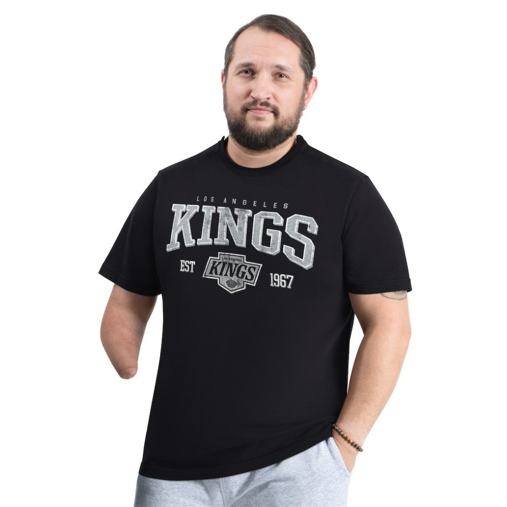Los Angeles Kings G-III Sports by Carl Banks Adaptive Classic Team Graphic T-Shirt - Black - NHL