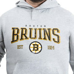 Boston Bruins G-III Sports by Carl Banks Adaptive Classic Team Spirit Fleece Hoodie - Gray - NHL