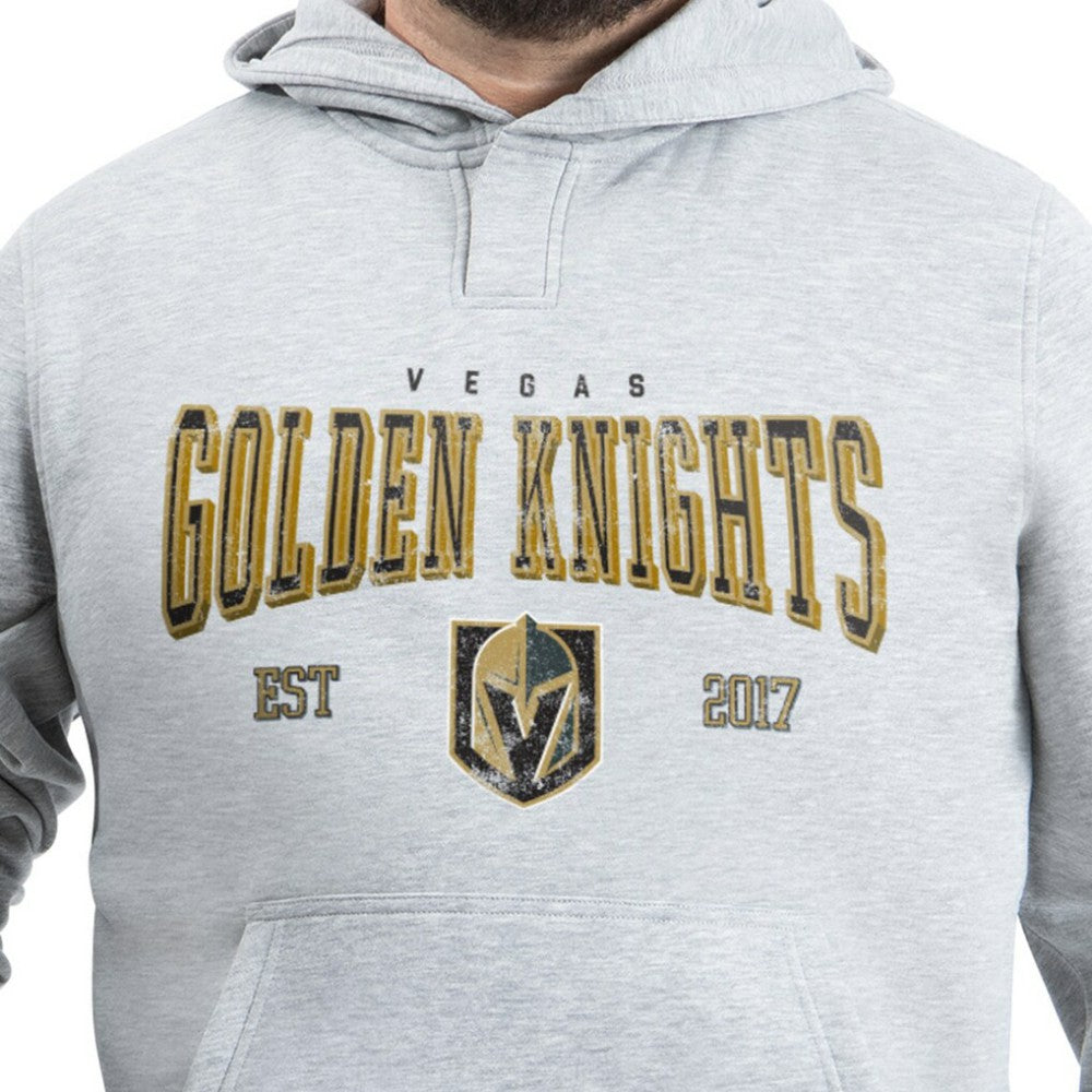 Vegas Golden Knights G-III Sports by Carl Banks Adaptive Classic Team Spirit Fleece Hoodie - Gray - NHL