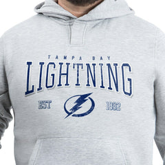 Tampa Bay Lightning G-III Sports by Carl Banks Adaptive Classic Team Spirit Fleece Hoodie - Gray - NHL