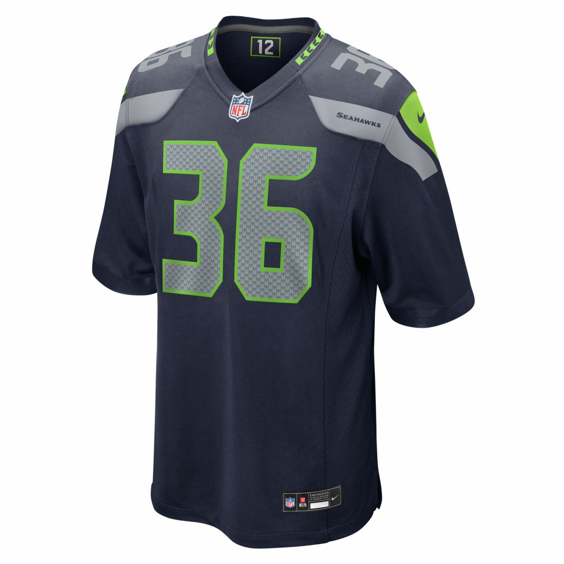 George Holani Seattle Seahawks Team Game Jersey College Navy | Nike for Sale