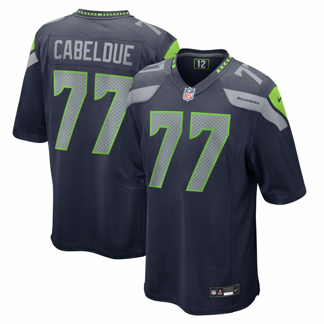 Bryce Cabeldue Seattle Seahawks Team Game Jersey College Navy | Nike for Sale