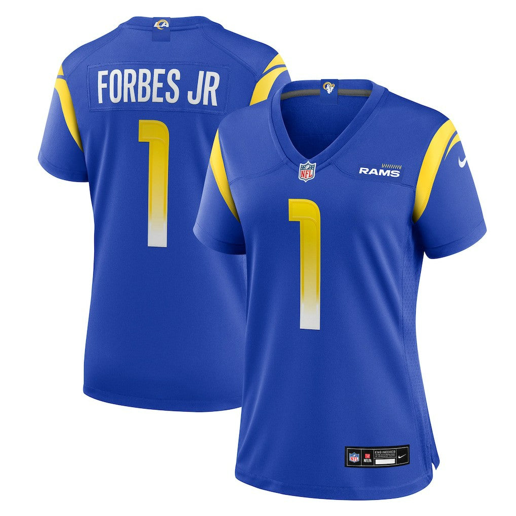 Emmanuel Forbes Jr. Los Angeles Rams Women's Team Game Jersey Royal | Nike for Sale