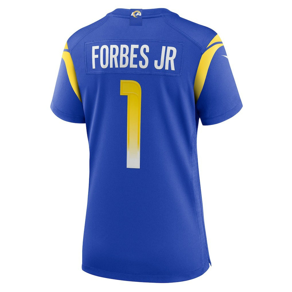 Emmanuel Forbes Jr. Los Angeles Rams Women's Team Game Jersey Royal | Nike for Sale