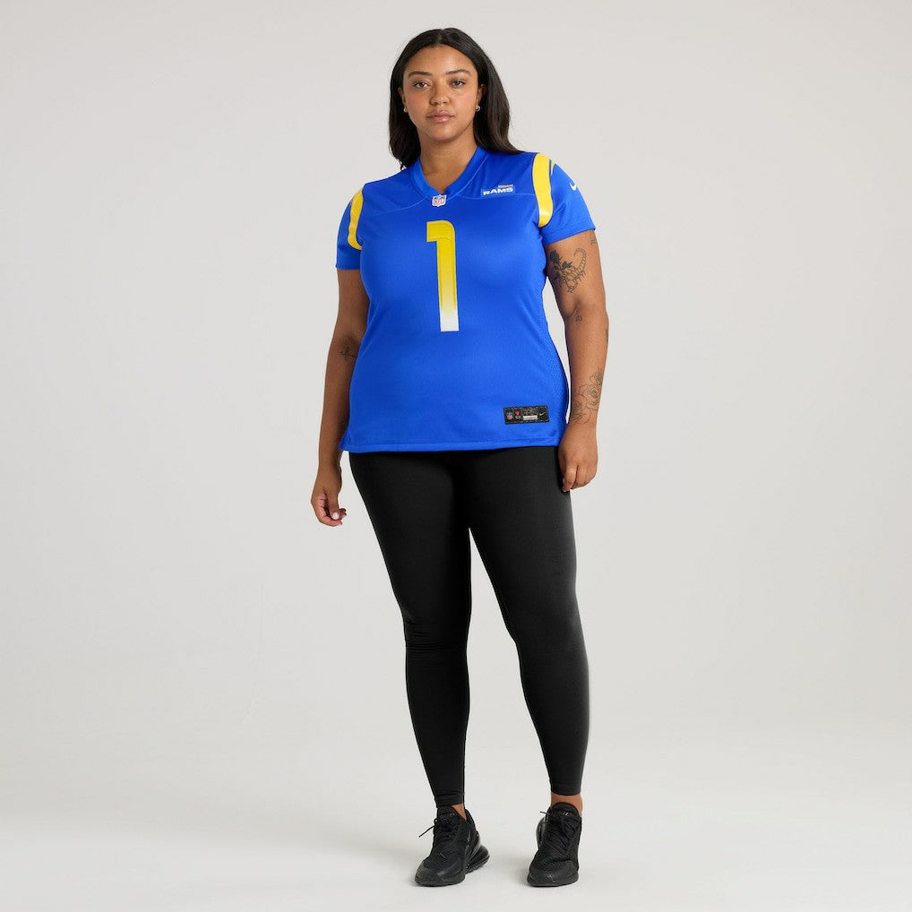 Emmanuel Forbes Jr. Los Angeles Rams Women's Team Game Jersey Royal | Nike for Sale