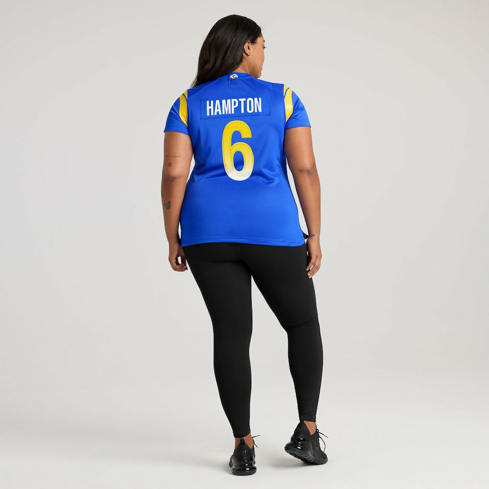 Nick Hampton Los Angeles Rams Women's Team Game Jersey Royal | Nike for Sale