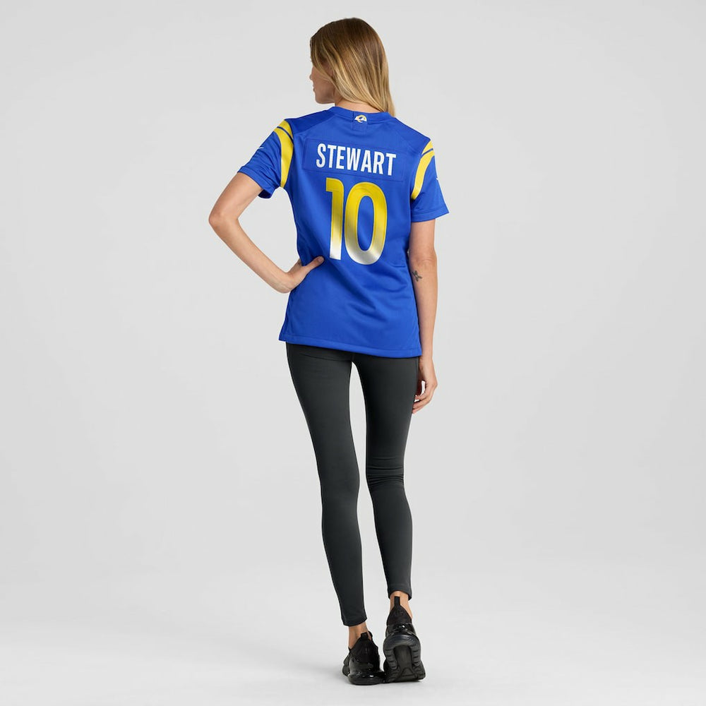 Josaiah Stewart Los Angeles Rams Women's Team Game Jersey Royal | Nike for Sale