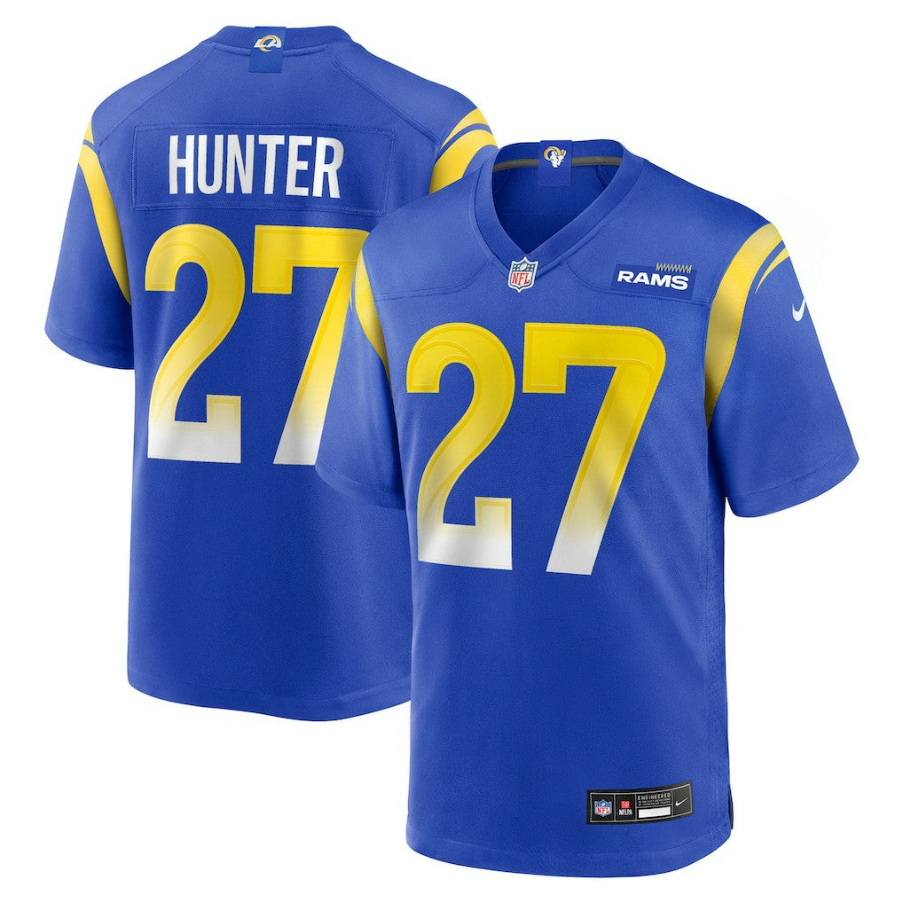 Jarquez Hunter Los Angeles Rams Team Game Jersey Royal | Nike for Sale