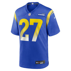 Jarquez Hunter Los Angeles Rams Team Game Jersey Royal | Nike for Sale
