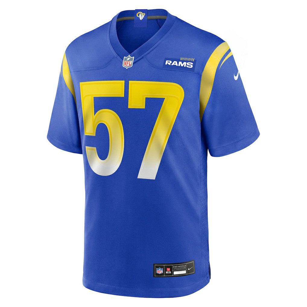 Ty Hamilton Los Angeles Rams Team Game Jersey Royal | Nike for Sale
