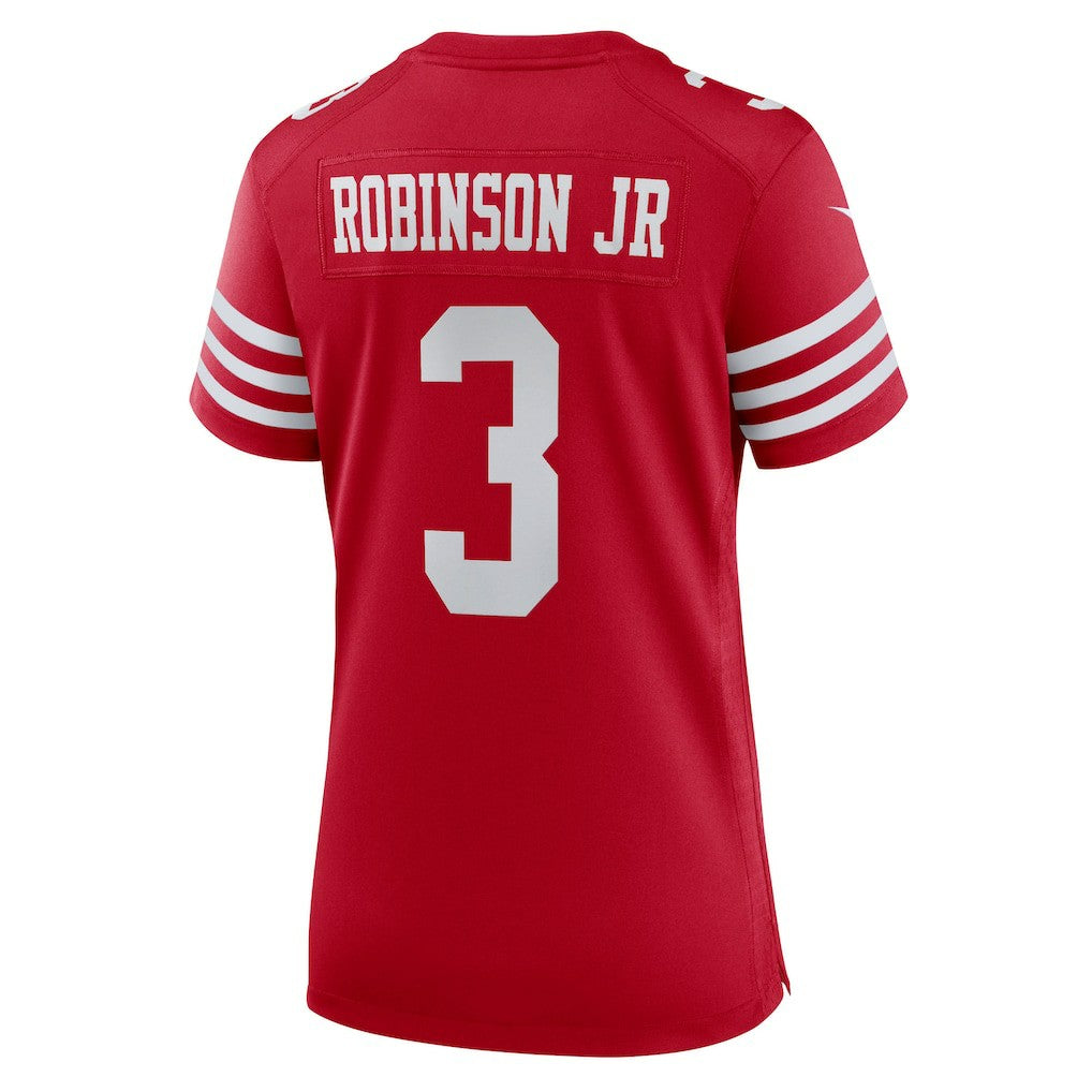 Brian Robinson Jr. San Francisco 49ers Women's Team Game Jersey Scarlet | Nike for Sale