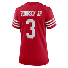 Brian Robinson Jr. San Francisco 49ers Women's Team Game Jersey Scarlet | Nike for Sale