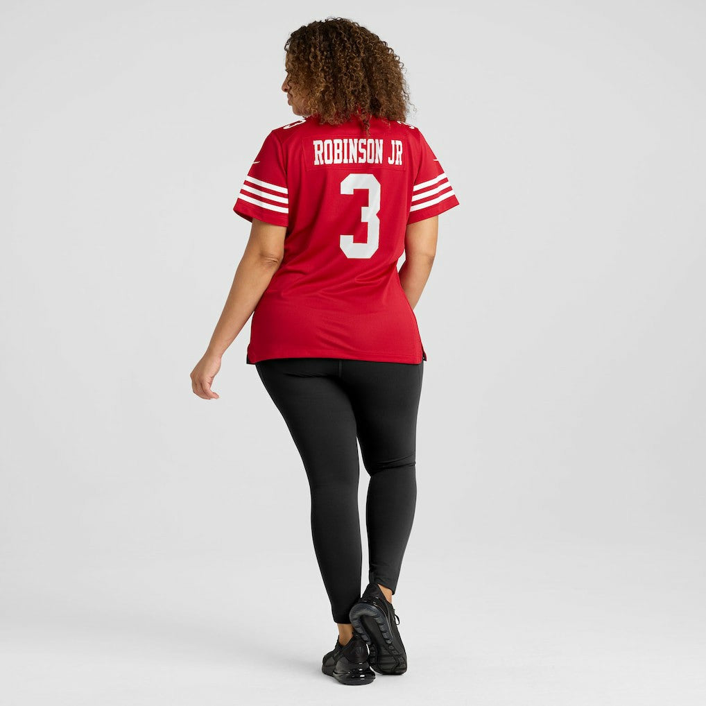 Brian Robinson Jr. San Francisco 49ers Women's Team Game Jersey Scarlet | Nike for Sale
